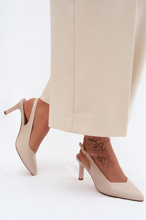  Sandály na podpatku  model 228112 Step in style 