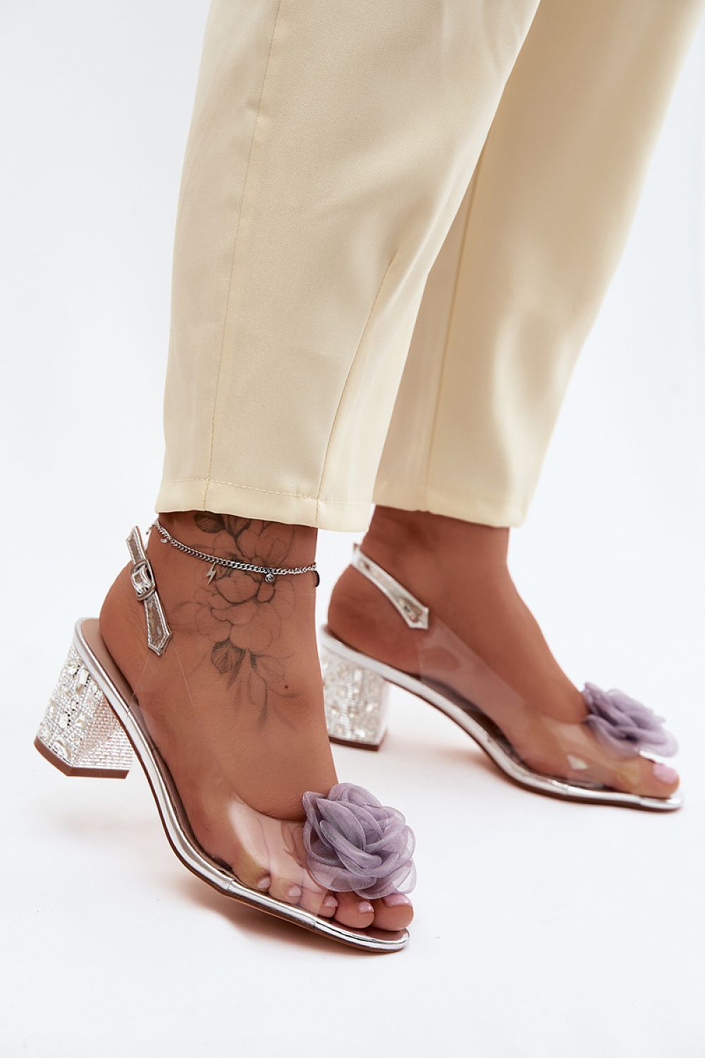  Sandály na podpatku  model 228120 Step in style 