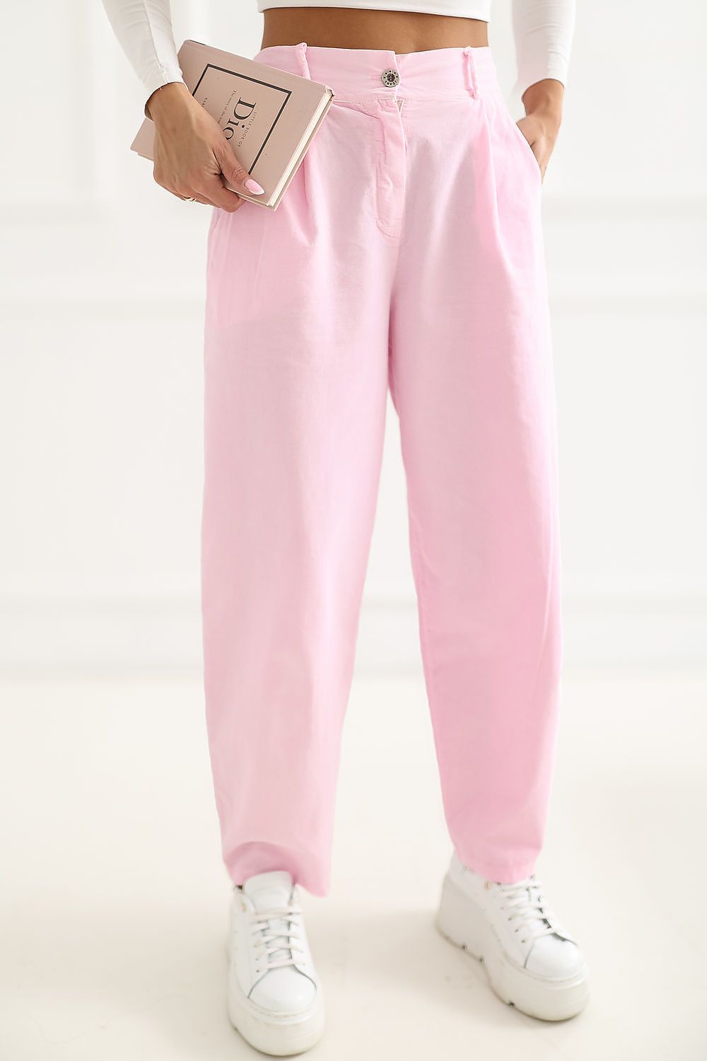  Kordové kalhoty model 228360 Rue Paris 
