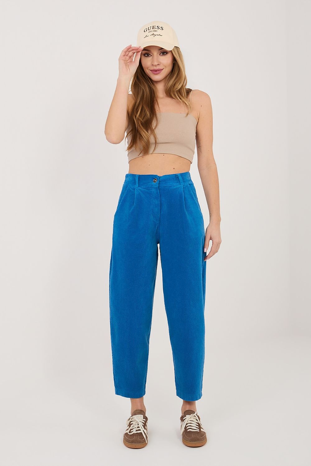  Kordové kalhoty model 228362 Rue Paris 