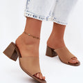  Klapky na podpatku model 228365 Step in style 