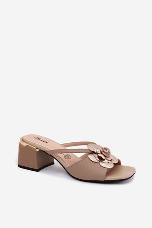  Klapky na podpatku model 228378 Step in style 