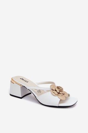 Klapky na podpatku model 228379 Step in style 