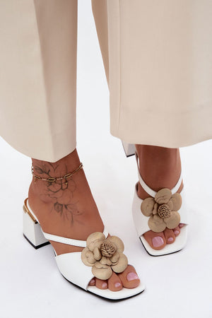  Klapky na podpatku model 228379 Step in style 