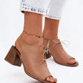 Sandály na podpatku  model 228387 Step in style 