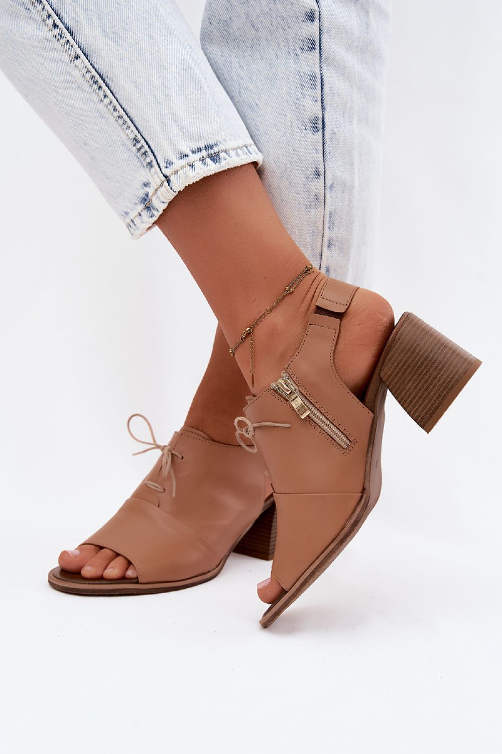  Sandály na podpatku  model 228387 Step in style 