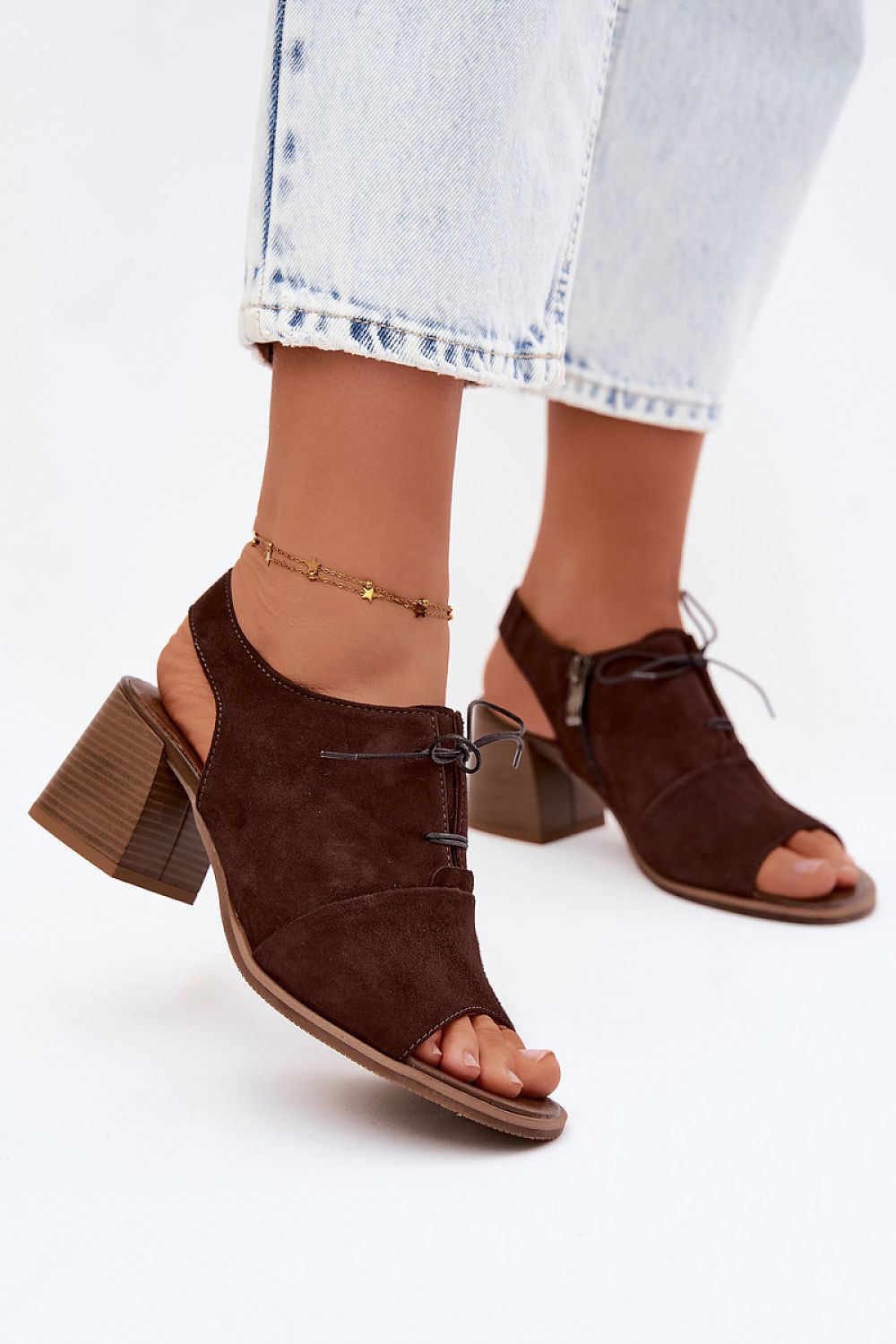  Sandály na podpatku  model 228388 Step in style 
