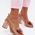  Sandály na podpatku  model 228405 Step in style 