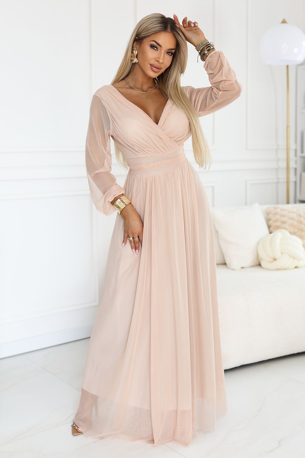  Dlouhé šaty  model 228488 Numoco 