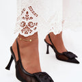  Sandály na podpatku  model 228779 Step in style 