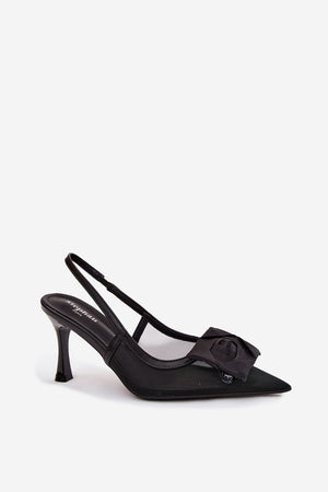  Sandály na podpatku  model 228779 Step in style 