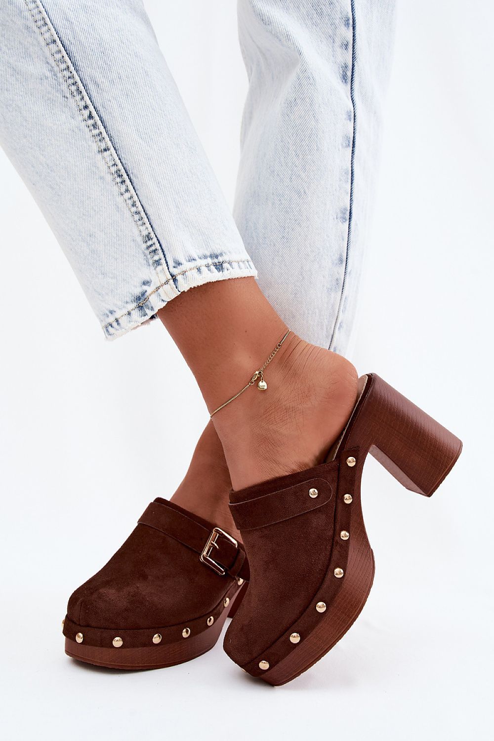 Klapky na podpatku model 228788 Step in style 