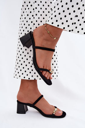  Klapky na podpatku model 228793 Step in style 