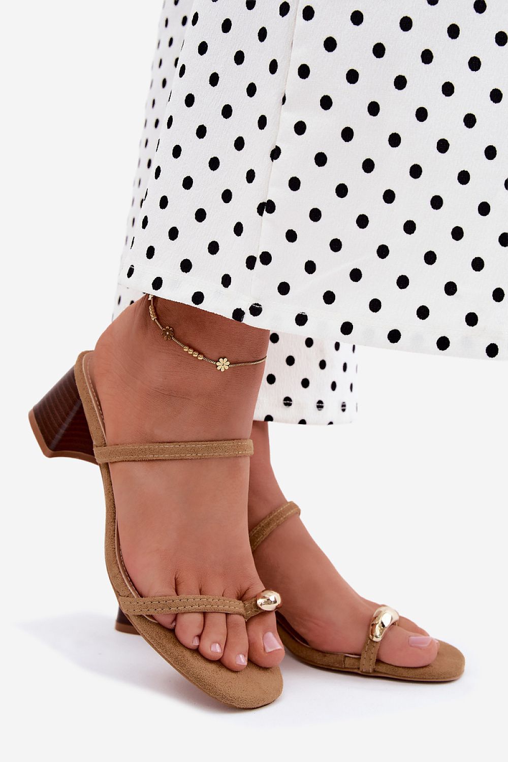  Klapky na podpatku model 228795 Step in style 