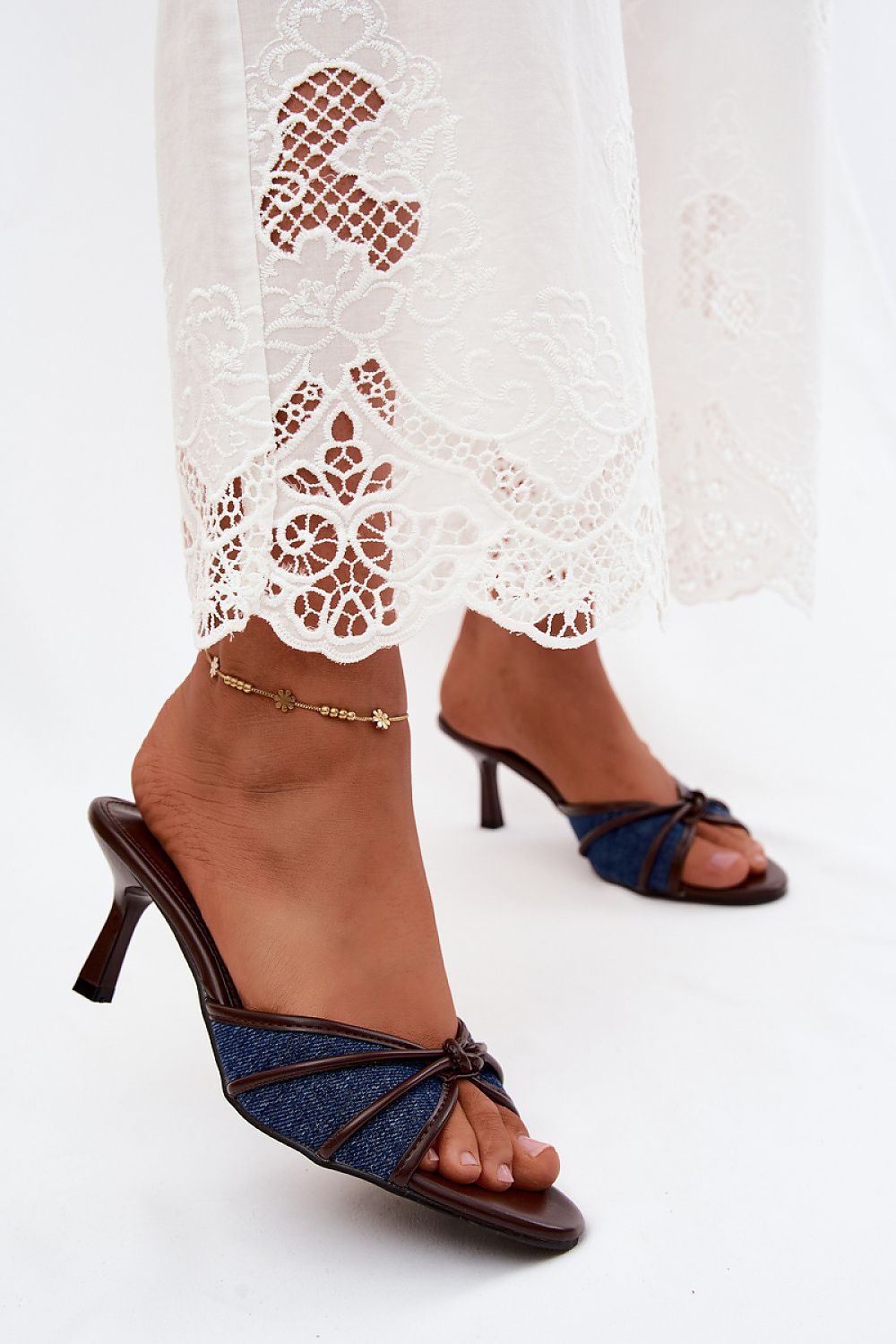  Klapky na podpatku model 228796 Step in style 