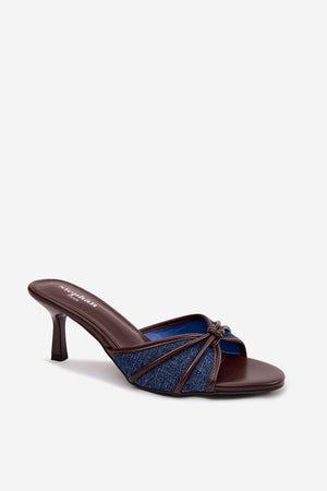  Klapky na podpatku model 228796 Step in style 