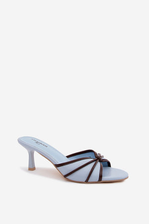  Klapky na podpatku model 228798 Step in style 