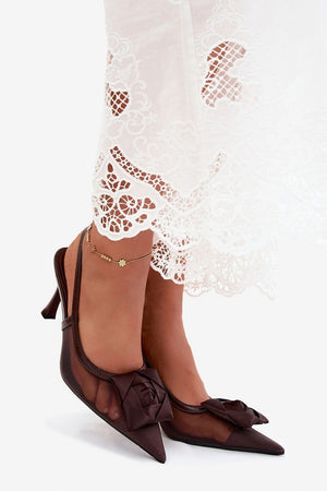  Sandály na podpatku  model 228781 Step in style 