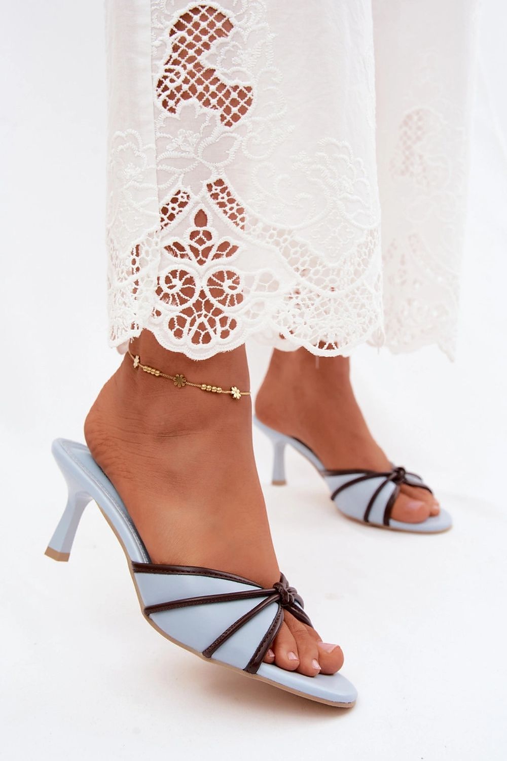  Klapky na podpatku model 228798 Step in style 