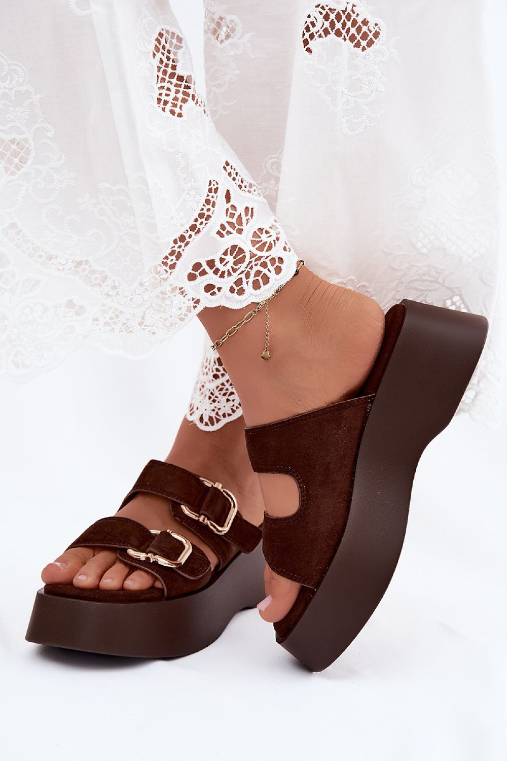  Klapky na platformě model 228976 Step in style 
