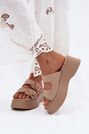  Klapky na platformě model 228977 Step in style 