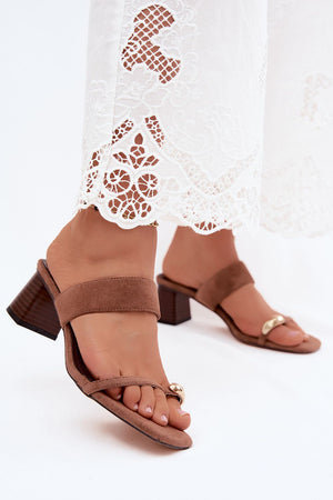  Klapky na podpatku model 228978 Step in style 