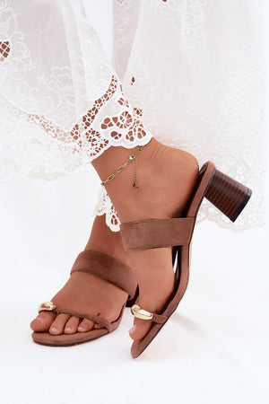  Klapky na podpatku model 228978 Step in style 