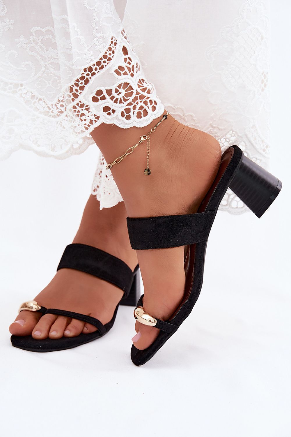  Klapky na podpatku model 228979 Step in style 
