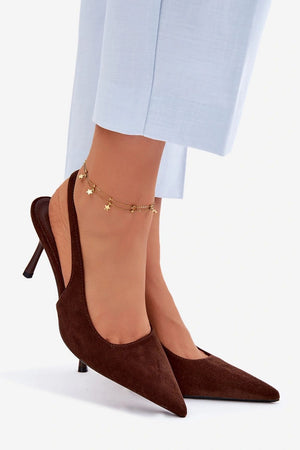  Sandály na podpatku  model 228955 Step in style 