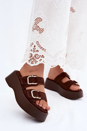  Klapky na platformě model 228976 Step in style 