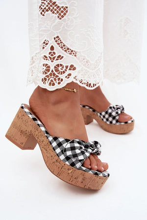  Klapky na podpatku model 228983 Step in style 
