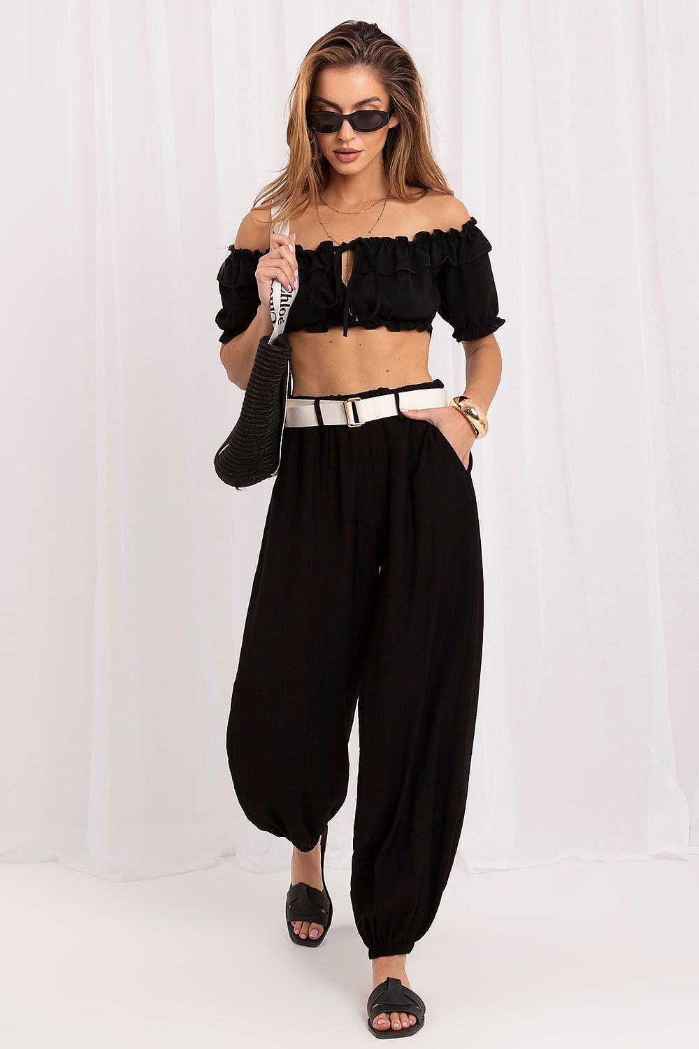  Dámské kalhoty  model 229203 Rue Paris 