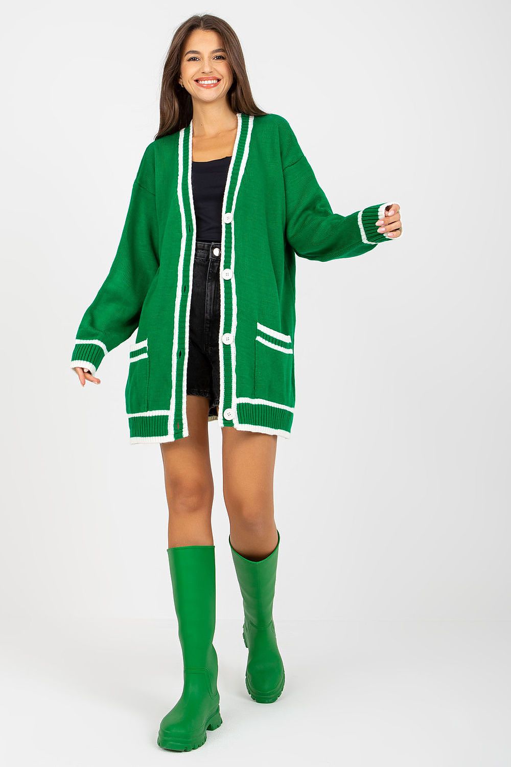  Svetr na zapínání  model 170829 Rue Paris 