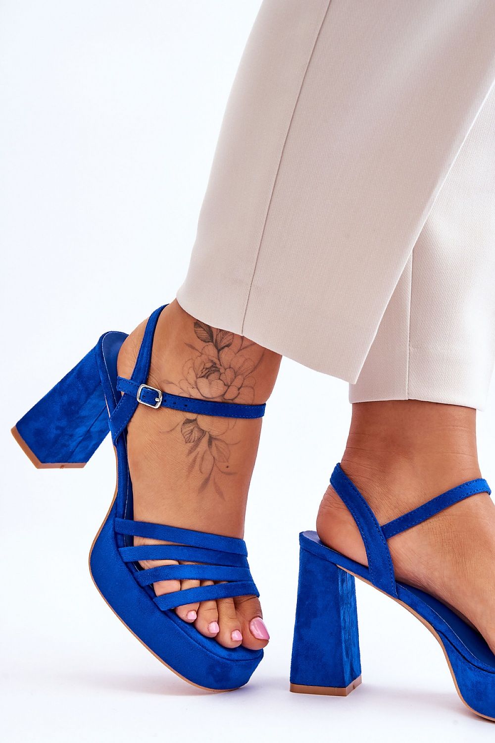  Sandály na podpatku  model 179123 Step in style 