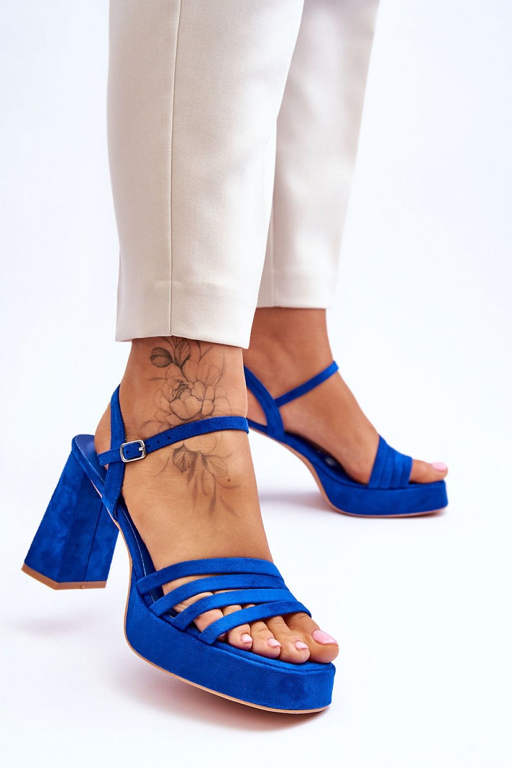  Sandály na podpatku  model 179123 Step in style 