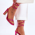 Sandály na šněrování model 179621 Step in style 