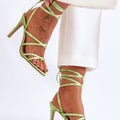  Sandály na šněrování model 179628 Step in style 