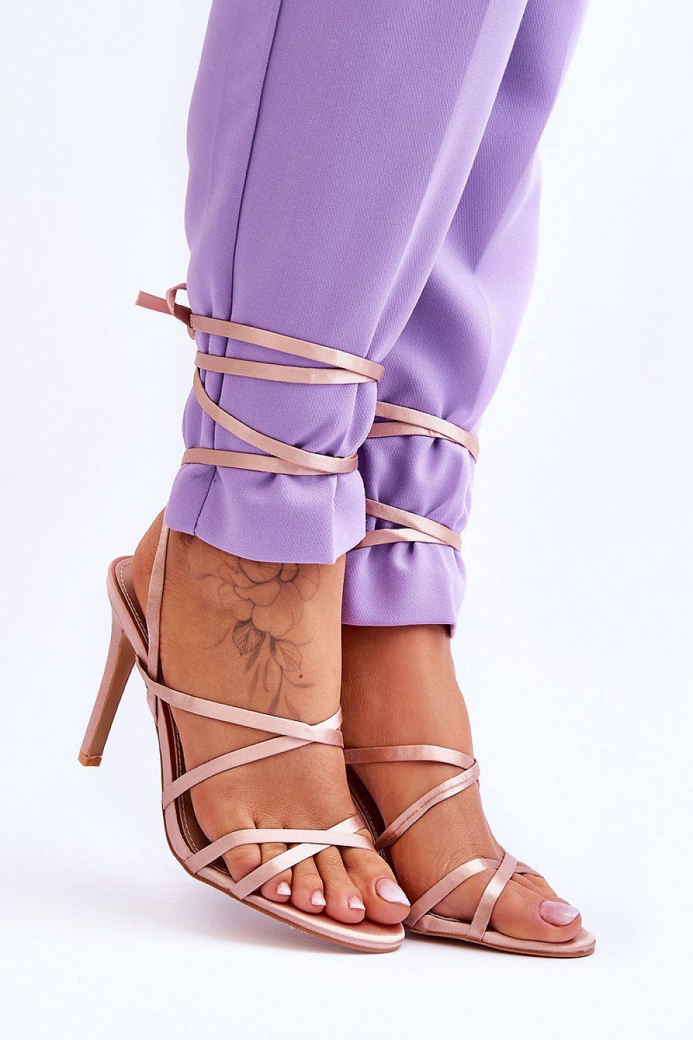  Sandály na šněrování model 179630 Step in style 