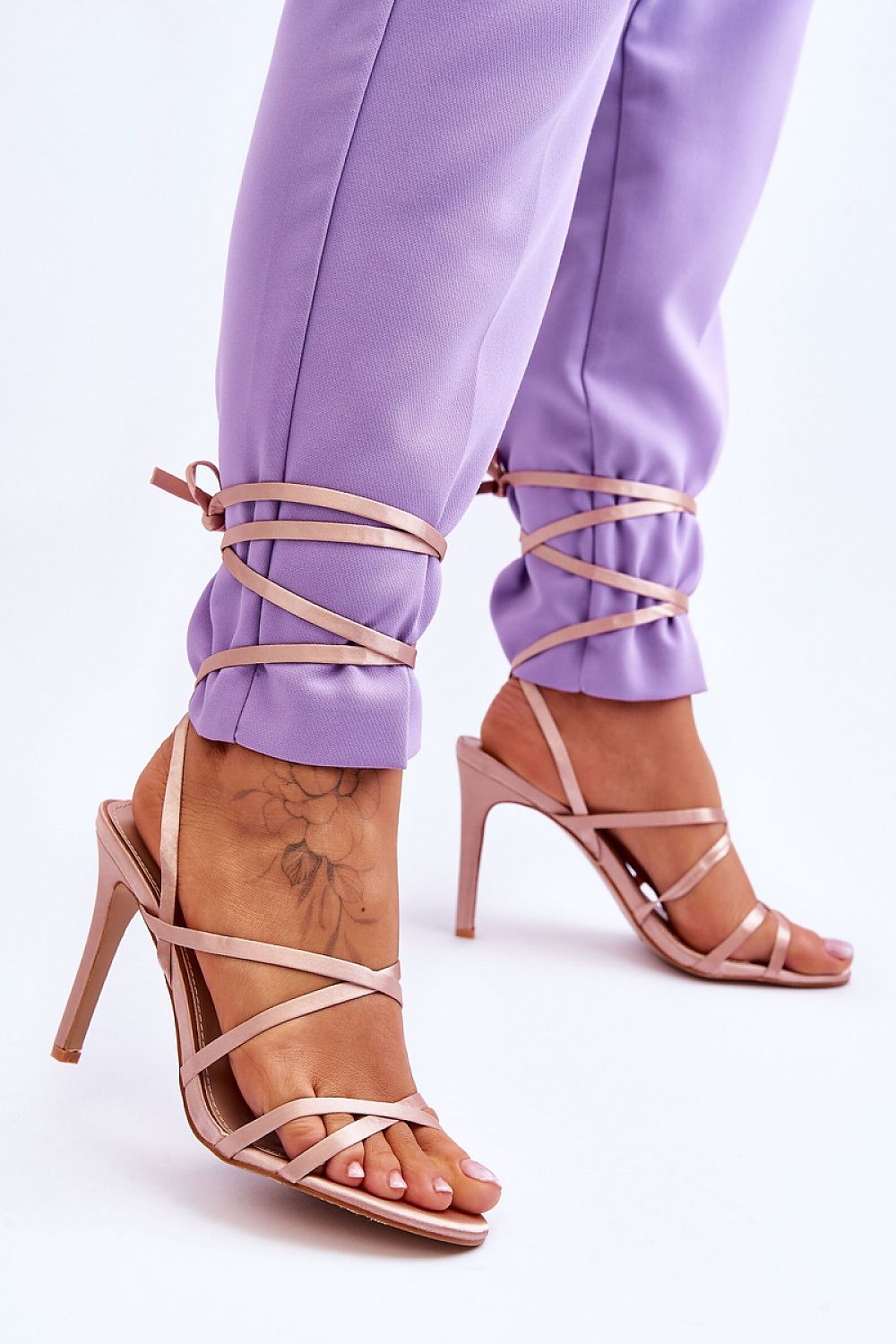 Sandály na šněrování model 179630 Step in style 