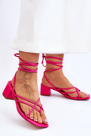  Sandály na šněrování model 180119 Step in style 