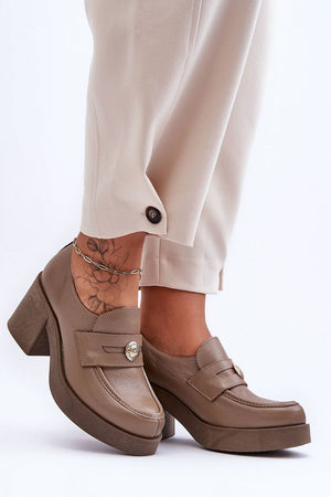  Polobotky na podpatku  model 183950 Step in style 